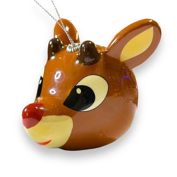 Hallmark Rudolph the Red Nosed Reindeer Ornament Retired 50th Anniversary 3in - Picture 2 of 8